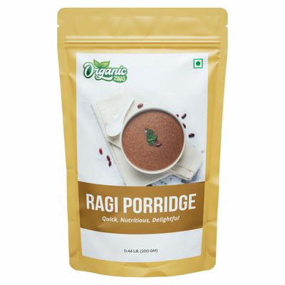 Organic Zing Wholesome and Quick: Instant Ragi Porridge | Made with Ragi | 200g