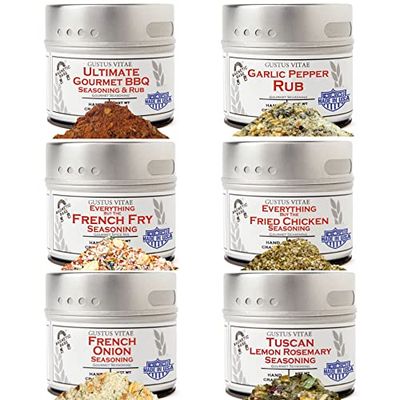 Air Fryer Kitchen Hero Seasoning Set Authentic Small Batch Seasoning Mixes