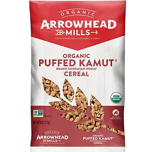 Arrowhead Mills Organic Puffed Kamut Cereal, 6 oz - Pack of 3