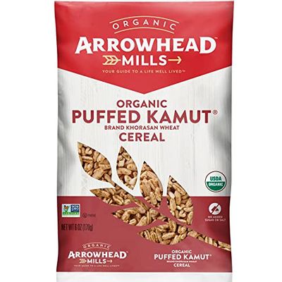 Arrowhead Mills Organic Puffed Kamut Cereal, 6 oz - Pack of 3