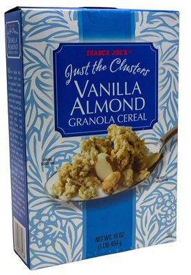 Trader Joes Just The Clusters Cereal Bundle One Box Maple Pecan and One Box Vanilla Almond