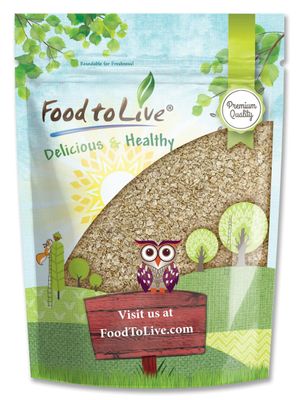 Food to Live Amaranth Flakes, 4 Pounds - Flaked Whole Amaranth Seeds, Vegan. Natural Thickener. Good Source of Protein. Great Alternative to Oatmeal. Perfect Base for Granola, Breakfast Cereal