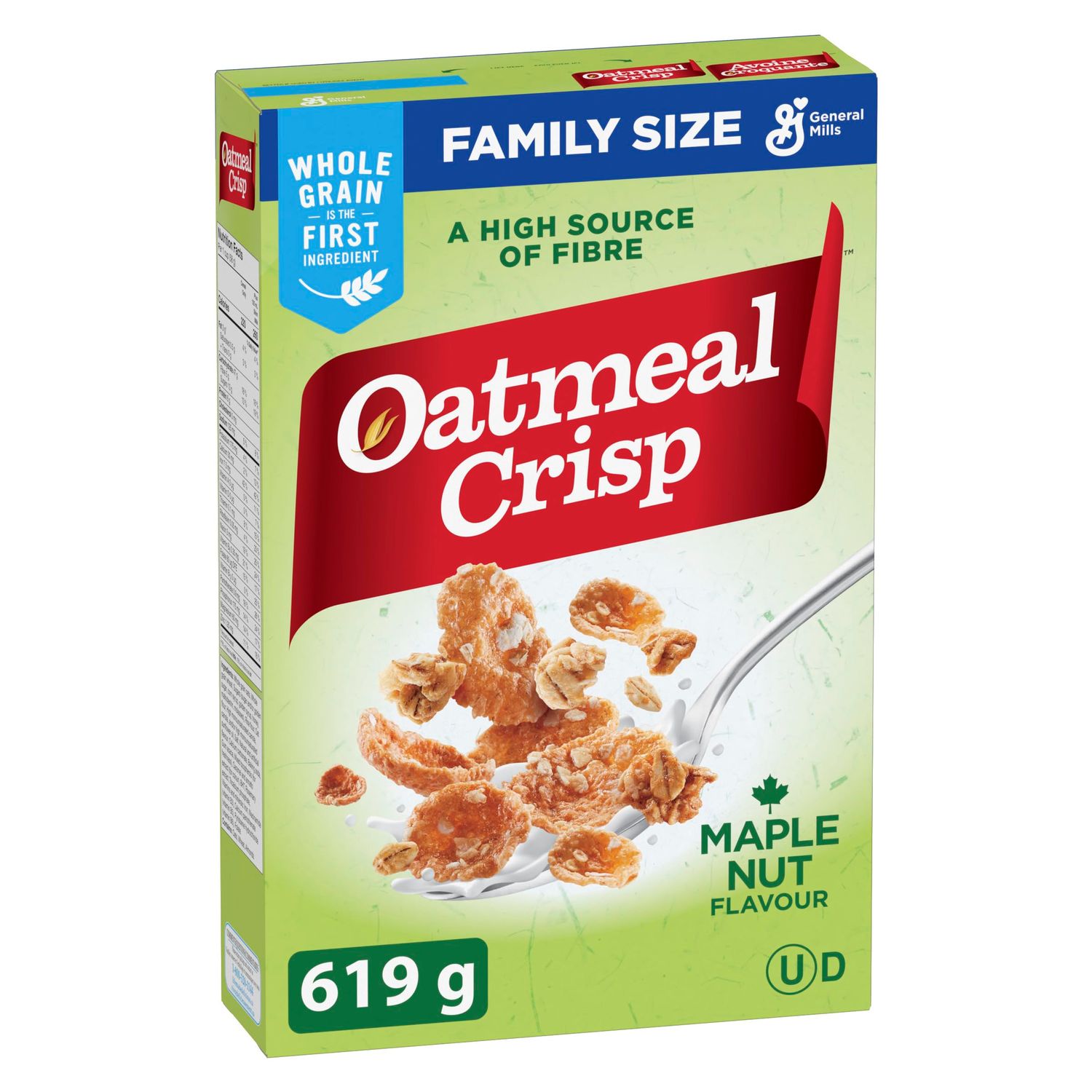 OATMEAL CRISP Maple Cereal Family Size, 619 Grams