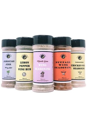 Premium Chicken Wing Seasoning Variety 5 Pack