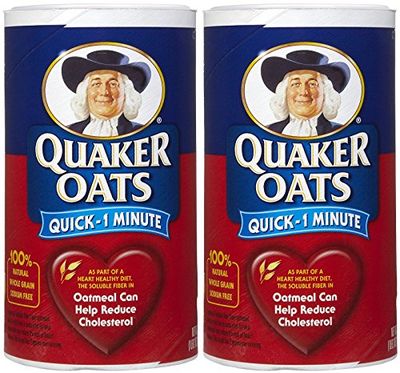 Quaker Standard Oatmeal Quick - 18 oz - 2 pk