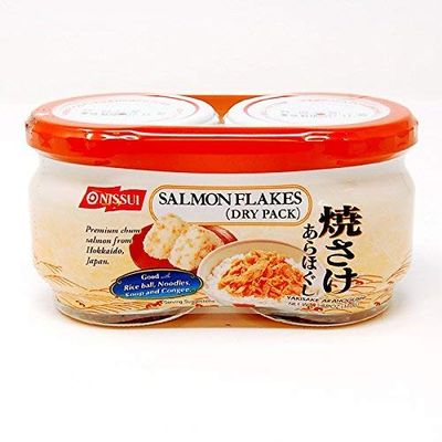 Nissui Salmon Flakes(Dry Pack) 3.88 oz (6 Pack)
