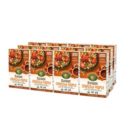 Nature's Path Organic Sunrise Crunchy Maple Cereal, 10.6 oz (Pack of 12), Gluten Free, Non-GMO