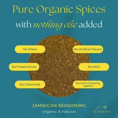 Organic Jamaican Jerk Seasoning Dry Rub for Cooking 2oz Pack