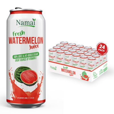 Namai Pure Watermelon Juice, No Added Sugar, 24-Pack