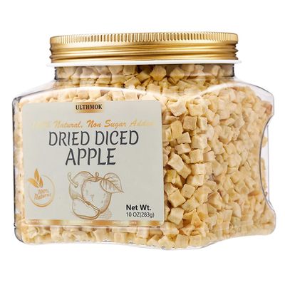 Premium Dried Diced Apples,10 Oz /283g,1 Ingredient Made with 100% Natural Apple, No Sugar Added Dehydrated Apple, No Additives &amp; No Flavoring.