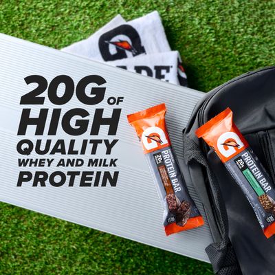 Gatorade Whey Protein Bars, Variety Pack, 2.8 oz bars , 18 Count (Pack of 1)