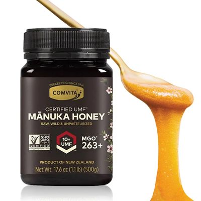 Comvita Manuka Honey (UMF 10+, MGO 263+) New Zealands 1 Manuka Brand Premium Superfood for Nourishing Wellness Raw, Wild, Non-GMO 17.6 oz