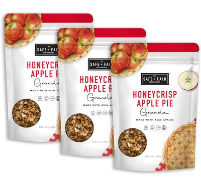 The Safe + Fair Food Company Honey Crisp Apple Pie Granola Cereal ~ 12 oz (hr k)
