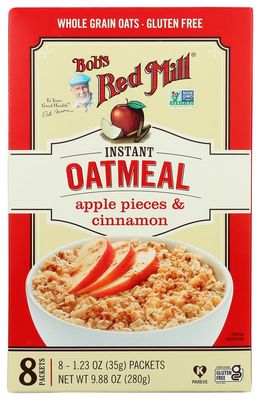 Bob&#39;s Red Mill, Apple Pieces &amp; Cinnamon Oatmeal Packets