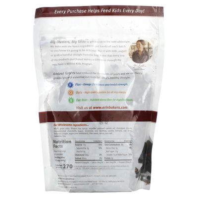 Erin Baker's Homestyle Granola Double Chocolate Chunk - 12 oz