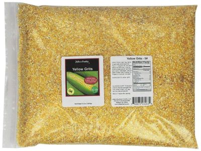 Yellow Corn Grits 5lb Pkg Non GMO Naturally Gluten Free Coarse Ground