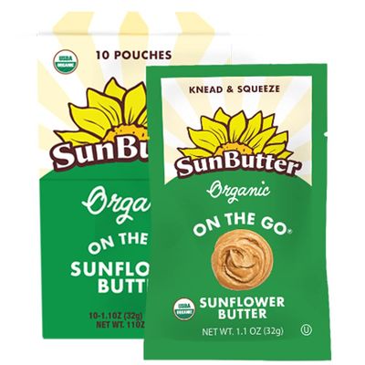 SunButter Sunflower Butter Organic, 1.1 Oz - 10 Count (Pack of 3)