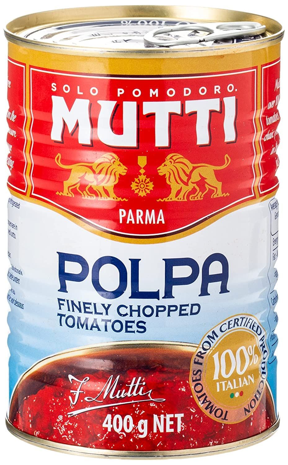 Mutti Finely Chopped Tomatoes 400g (Pack of 12)