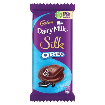 Cadbury Dairy Milk Silk Oreo Chocolate Bar, 130 g