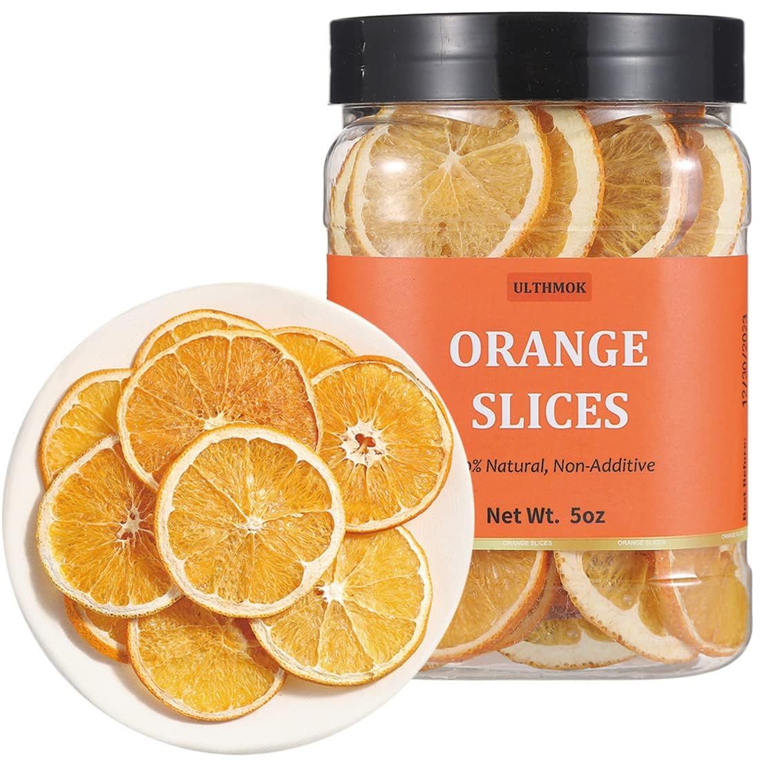 Premium Dried Orange Slices 5 Oz/142g,Dehydrated Dried Oranges.100% Natural &amp; No Additives,No Sugar Added.