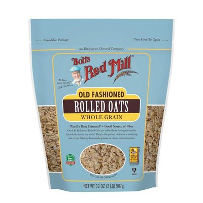 Bob&#39;s Red Mill Resealable Old Fashioned Regular Rolled Oats, 32 Ounce (Pack of 2)