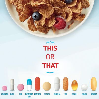 Total Breakfast Cereal, 100% Daily Value of 11 Vitamins &amp; Minerals, Whole Grain Cereal, 16 oz