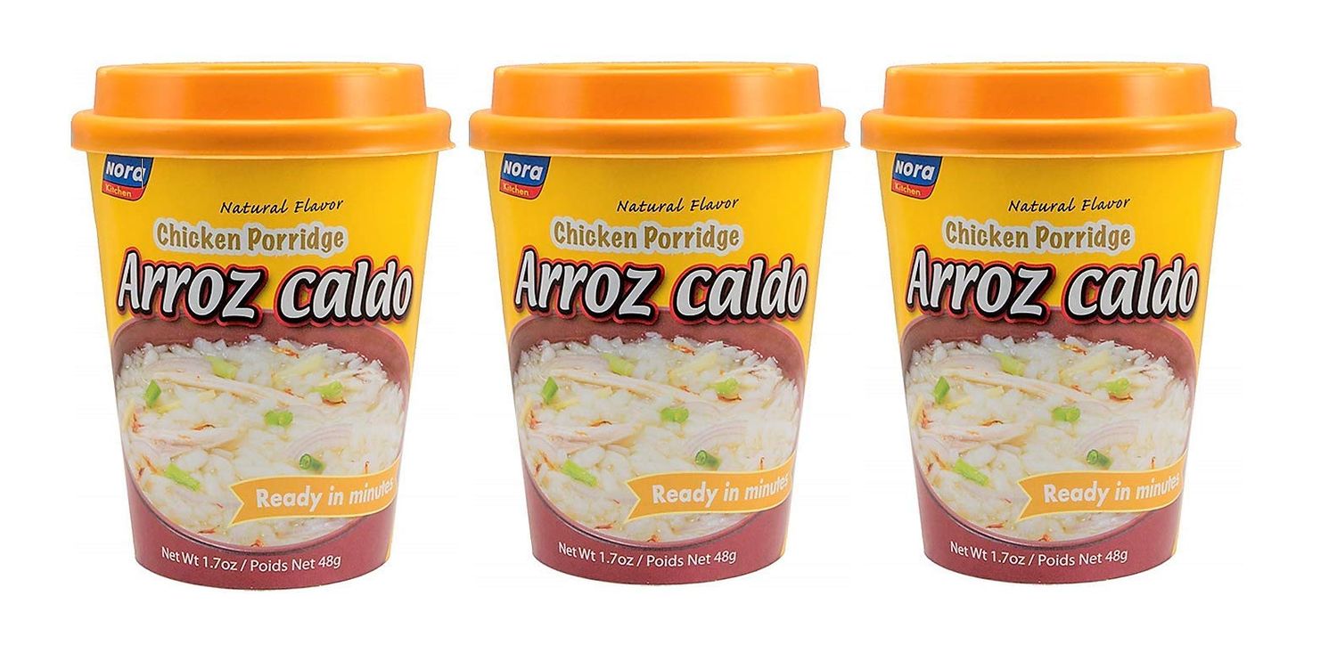 Nora Kitchen - Arroz Caldo (Natural Flavor Chicken Porridge), 1.7oz (48g) 3 Pack