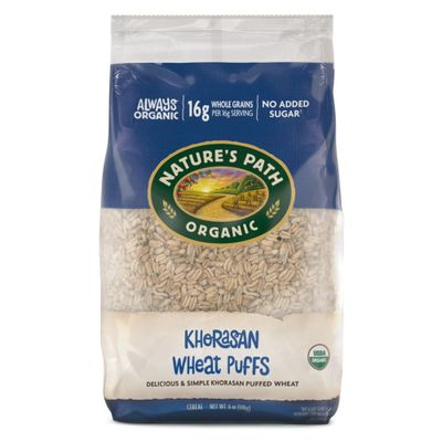 Nature&#39;s Path Organic Khorasan Wheat Puffs Cereal, 6 oz (Pack of 12), Earth Friendly Packaging