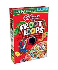 Kellogg&#39;s Froot Loops Natural Fruit Flavor 12.2 Oz. Pack Of 3.
