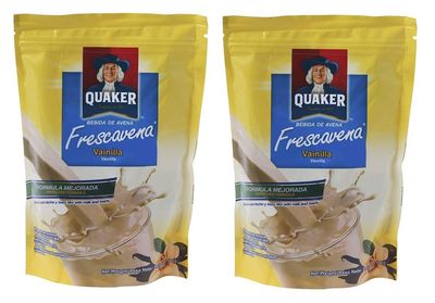 QUAKER Frescavena Vainilla 2 Pack | Oat Meal Mix Vanilla Flavor 11.1 oz.