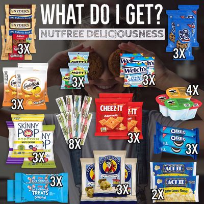 Peanut Free Snacks &amp; Tree Nut Free Snacks - Popcorn, Chips, Cookies &amp; Candy by Stuff Your Sack