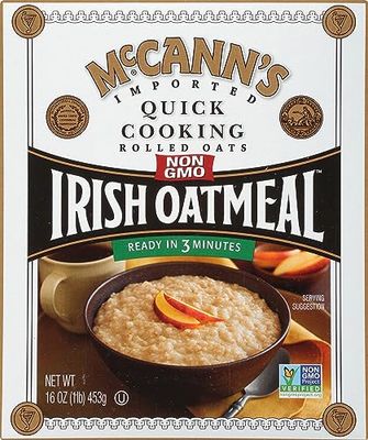 McCann&#39;s Irish Oatmeal, Quick Cooking Rolled Oats, 16 Ounce