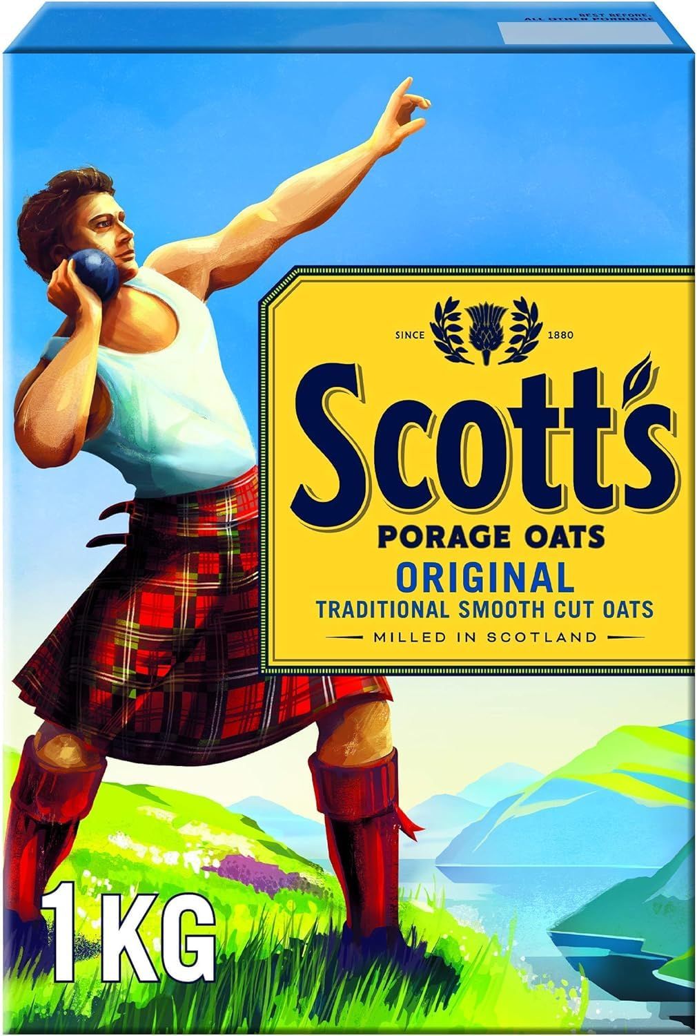Scott&#39;s Porage Oats Original (1Kg) - Pack of 2