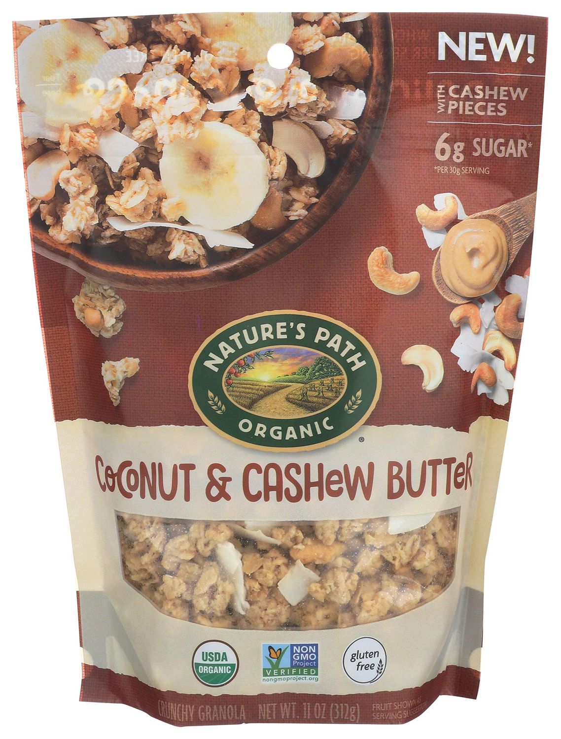 Natures Path Granola Coconut Cashew Butter, 11 oz