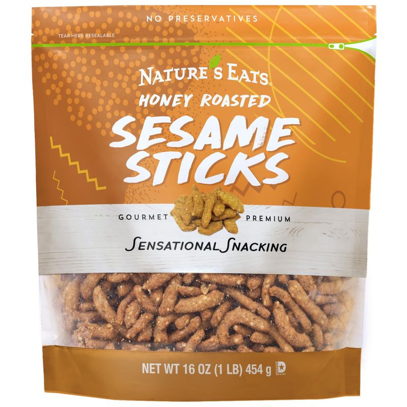 Honey Roasted Sesame Sticks 16oz (Pack of 1)