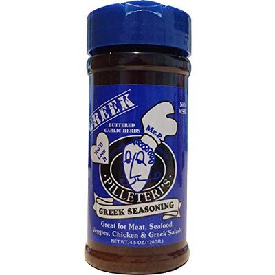 Pilleteris Greek Seasoning Rub, 4.5 Ounce