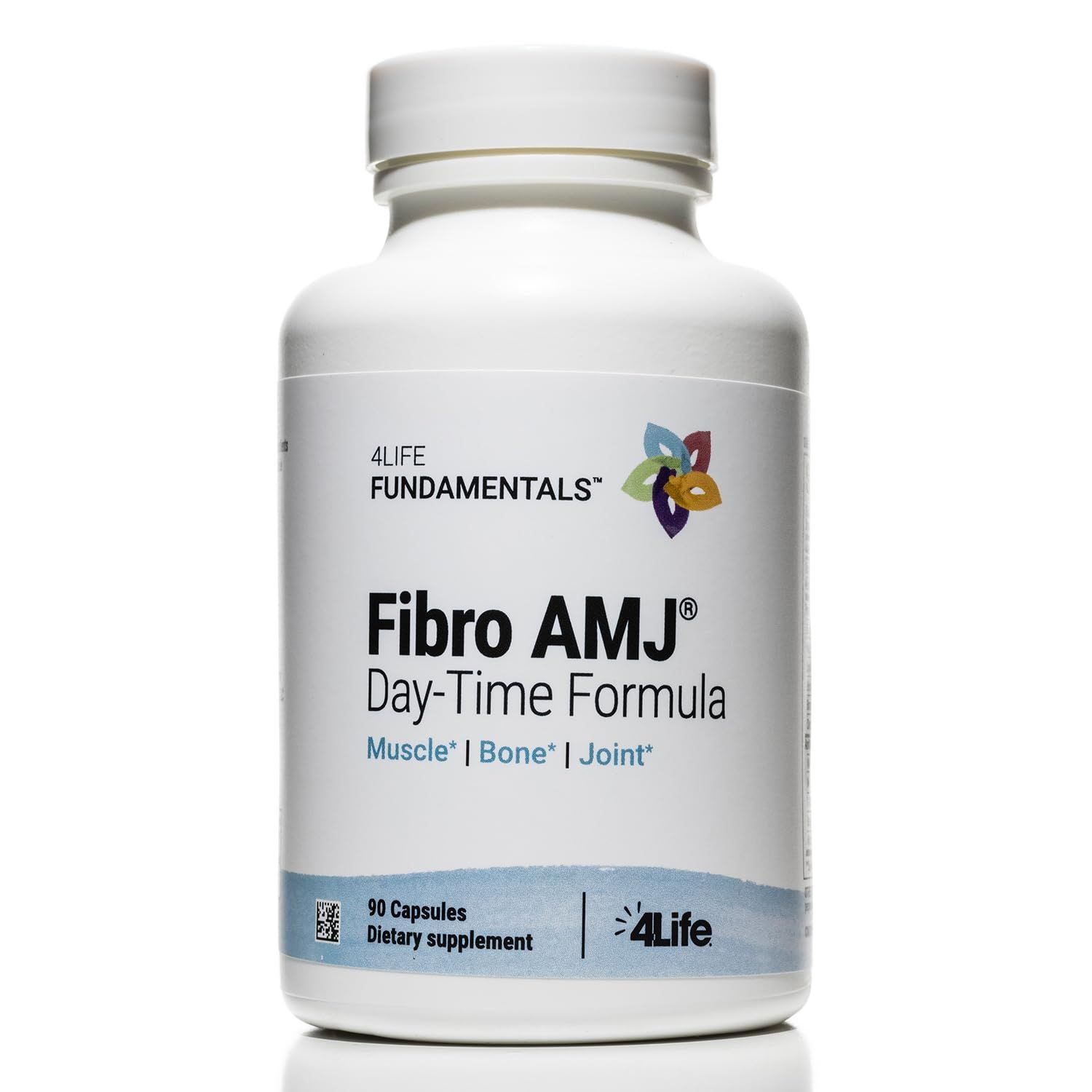 4Life Fibro AMJ Day Time Formula - Dietary Supplement Supports Muscle, Bone, and Joint Health with Magnesium and Boswellia Serrata Extract - 90 Capsules