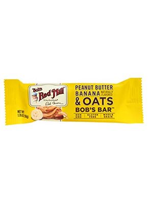 Bob&#39;s Red Mill 12pk Peanut Butter Banana &amp; Oats Bar, 12 bars (Pack of 1) - Non GMO, Gluten Free, Kosher