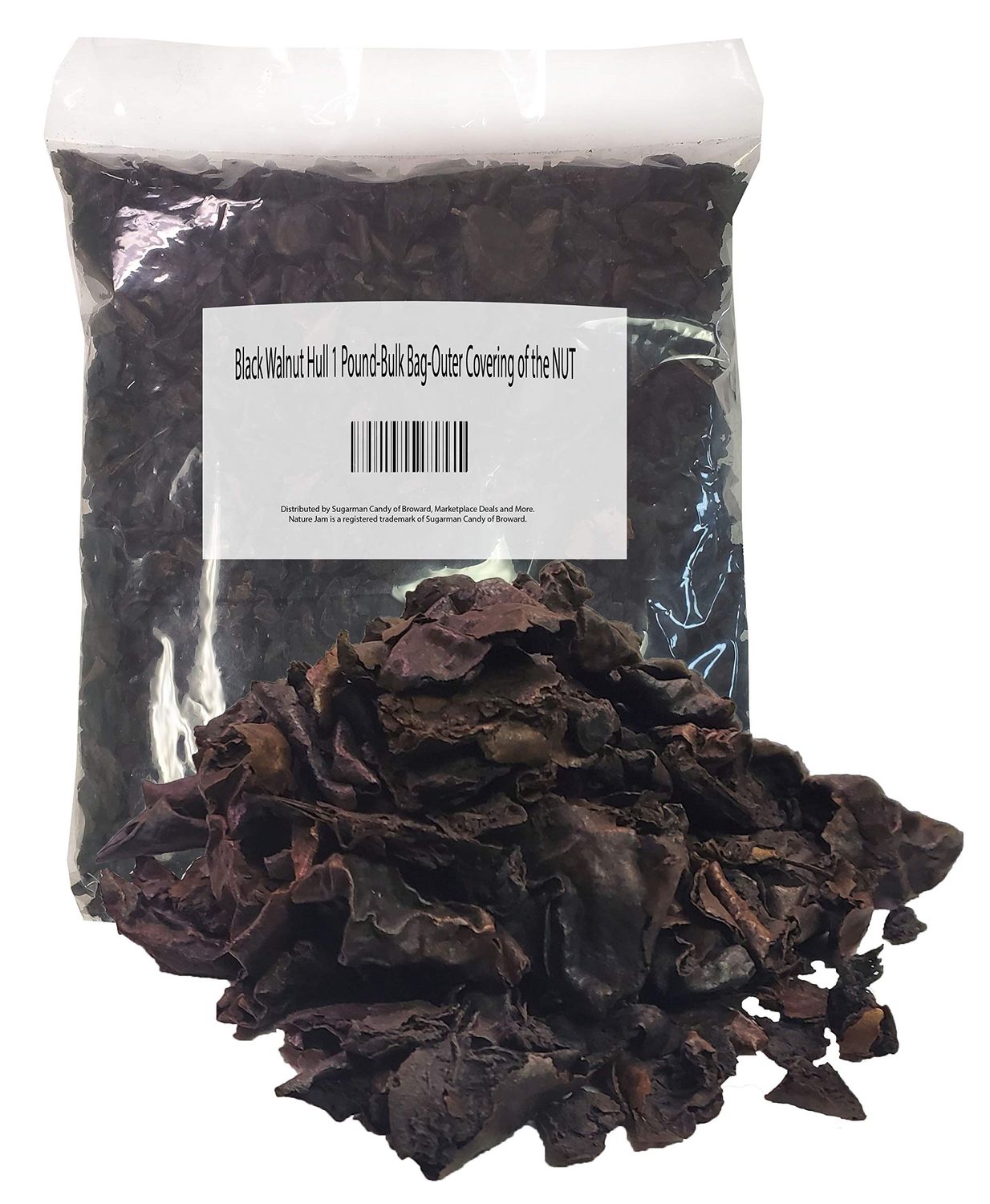 Black Walnut Hull 1 Pound-Bulk Bag-Outer Covering of the NUT