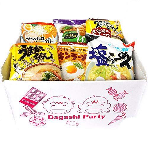 Japanese Instant Noodles Ramen Variety BOX tonkotsu(poke bone), soy sauce, miso, salt (5 Packs)