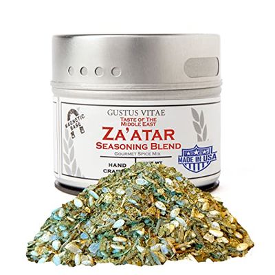 Za&#39;atar/Zaatar/Zatar/Zahtar- Gourmet Spice - All Natural Mix - Non GMO - Handcrafted - Small Batch - Artisanal Seasoning - Gustus Vitae - #075