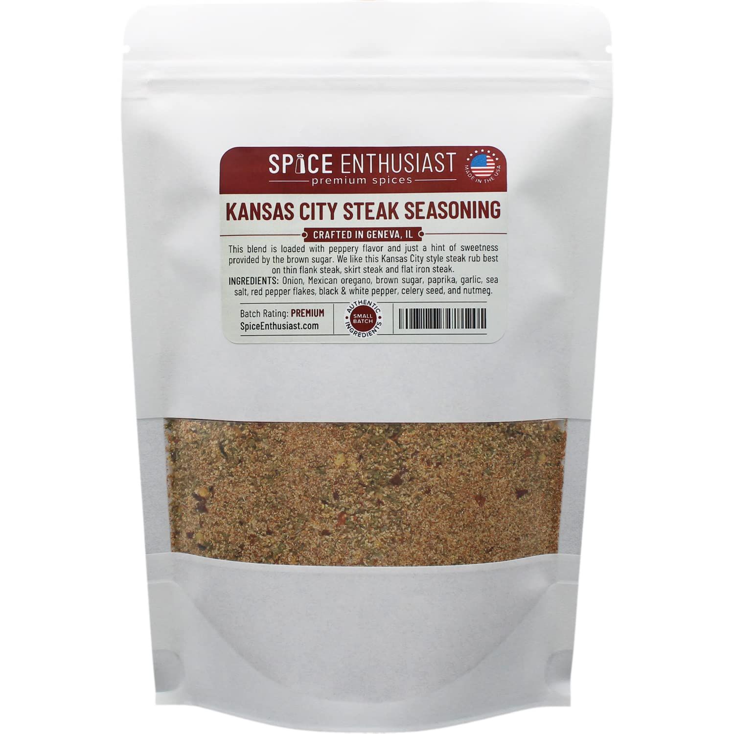 Spice Enthusiast Kansas City Steak Seasoning - 8 oz