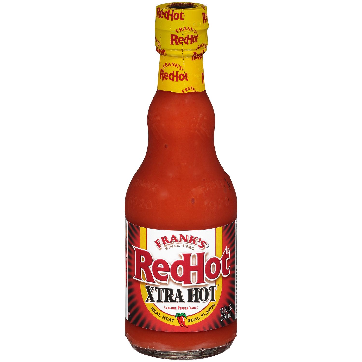 Frank&#39;s RedHot Xtra Hot Cayenne Pepper Sauce, 12 fl oz