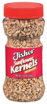 Fisher Dry Roasted Sunflower Kernels, 7.25 Oz (Pack of 3)