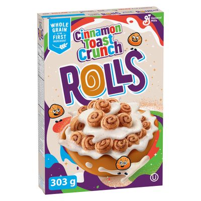 Cinnamon Toast Crunch Rolls Cereal, 303g/10.6 oz. Box (Imported from Canada)