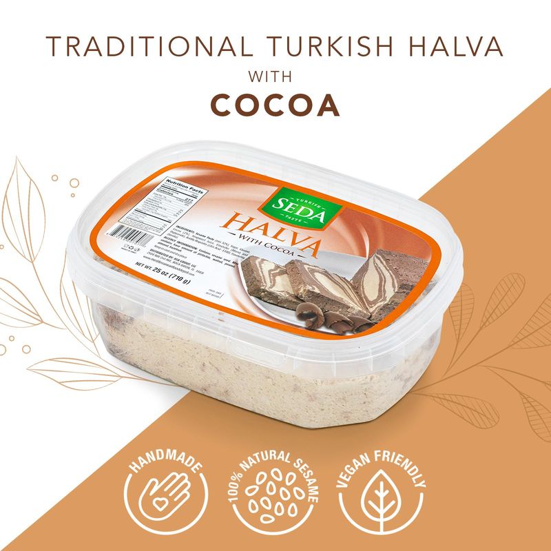 Seda Halva - Marble Chocolate, 25 oz