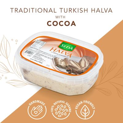 Seda Halva - Marble Chocolate, 25 oz