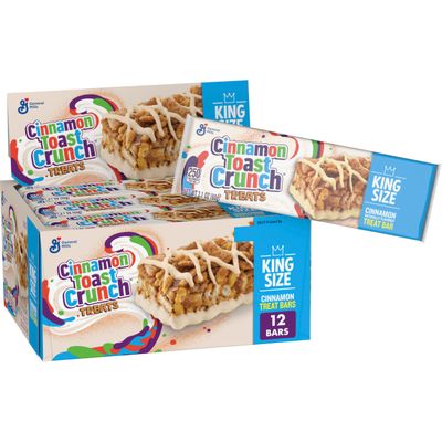 Cinnamon Toast Crunch Treat Bars, 8 Count (Pack of 12)