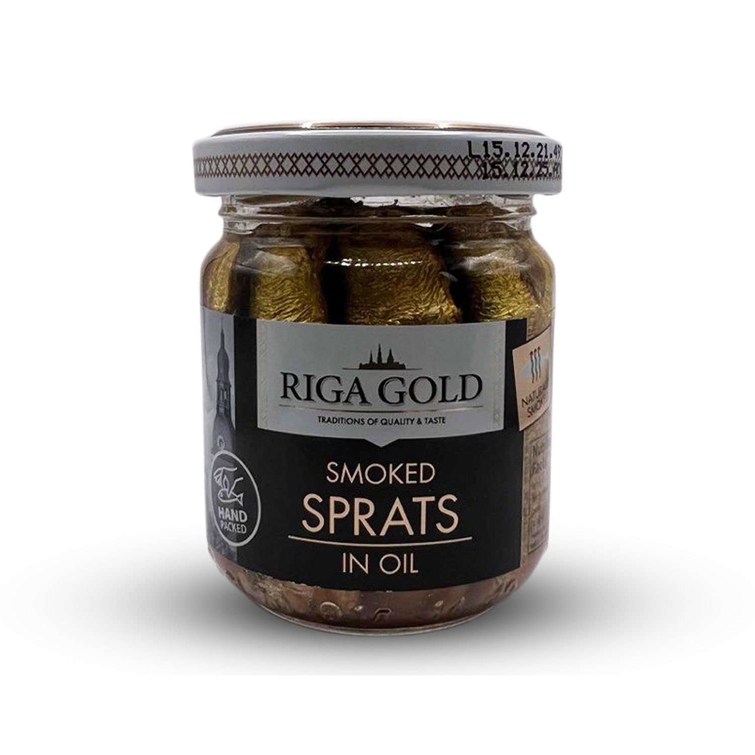 Riga Gold Smoked Sprats in Oil - Wild Caught (Pack 5)