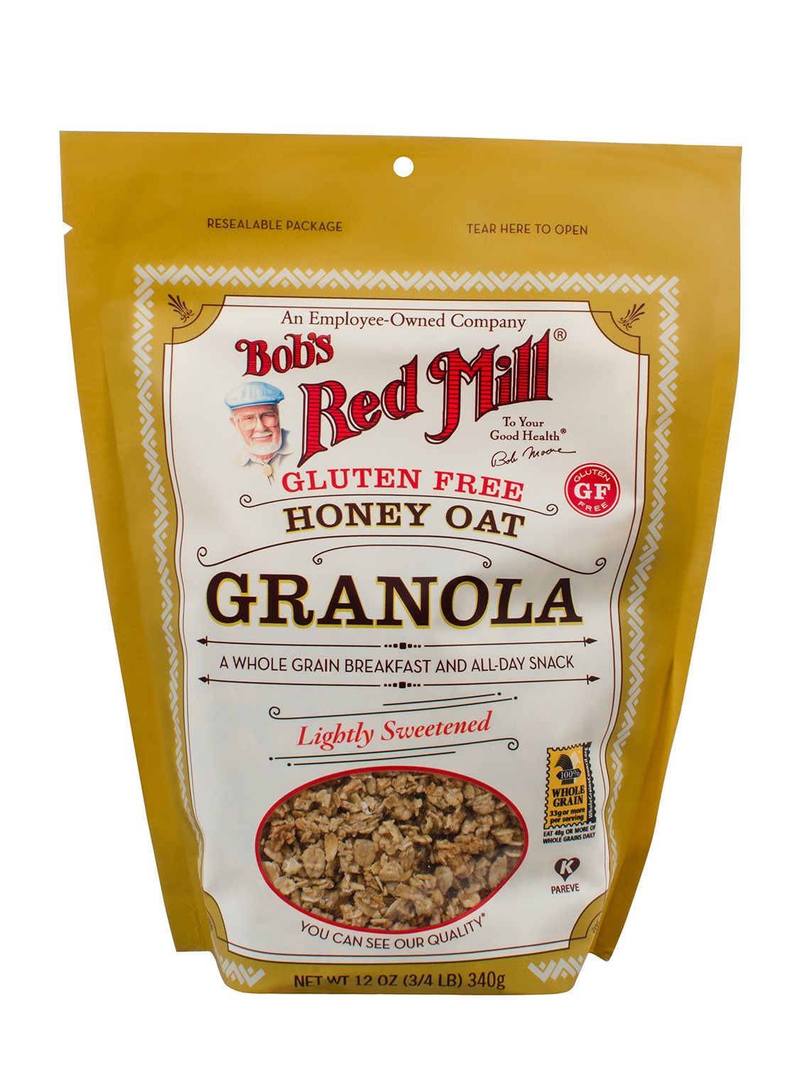 Bob&#39;s Red Mill Gluten Free Honey Oat Granola, 12 Oz